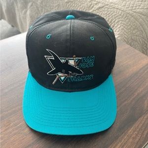 San Jose Sharks Vintage Snapback Hat